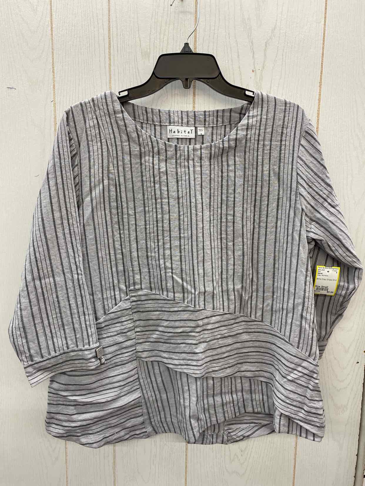 Habitat Gray Womens Size Small Shirt