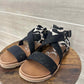 Very G US Shoe Size 6 Black Womens Sandals