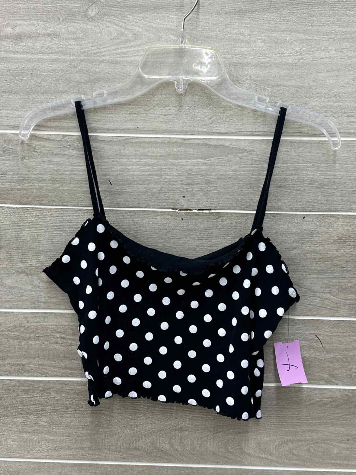 TopShop Black Womens Size L Tank Top