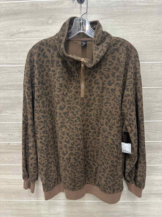 Daisy Size XL Brown Womens Sweatshirt