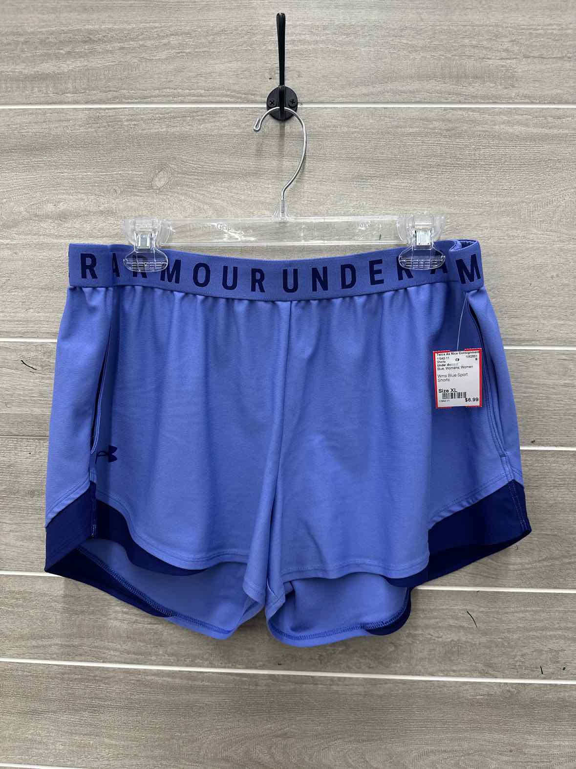 Under Armour Size XL Blue Womens Shorts