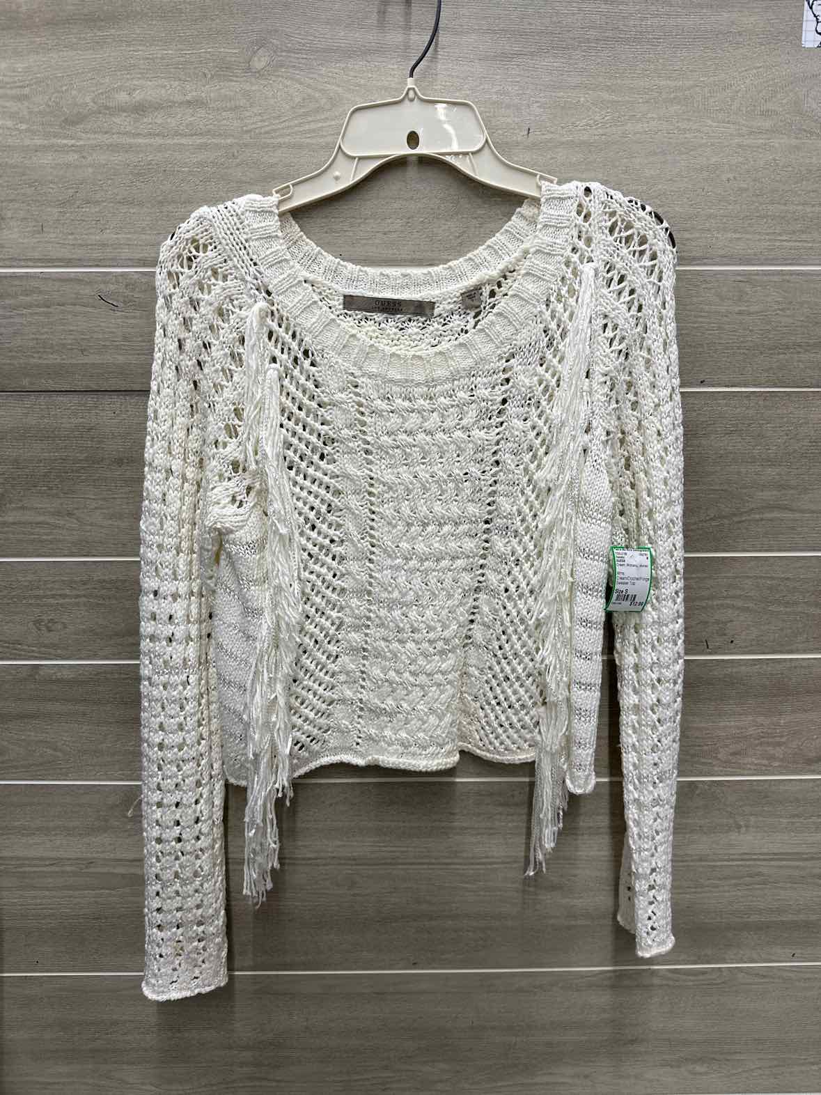 GUESS Size S Cream Womens Sweater