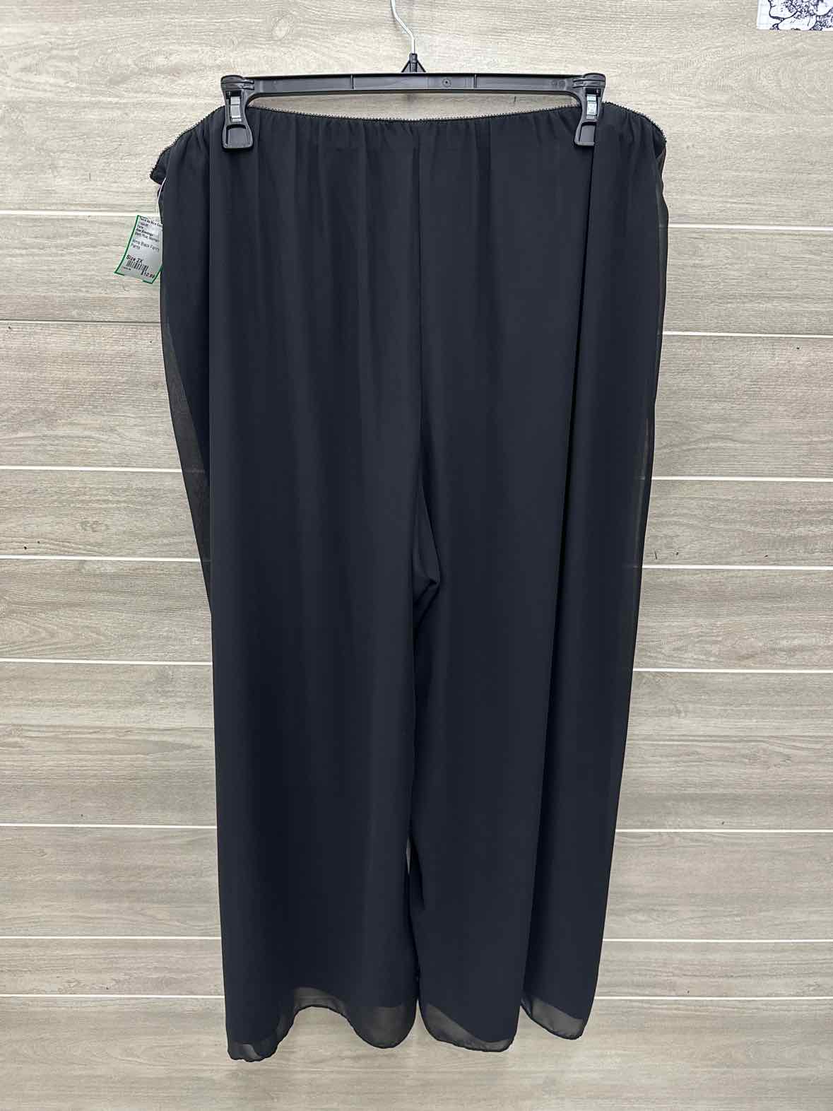 Alex Evenings Size 2X Black Plus Pants