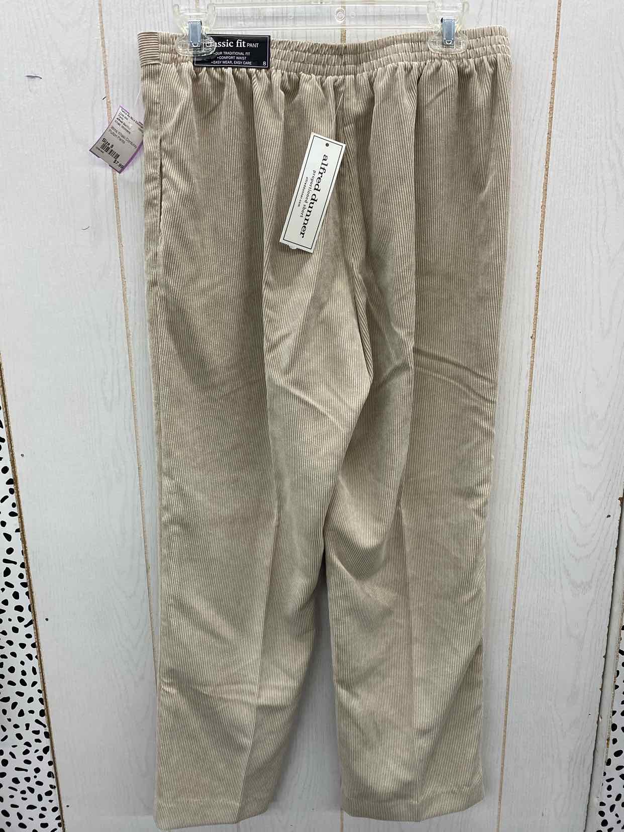 Alfred Dunner Khaki Womens Size 8 Pants