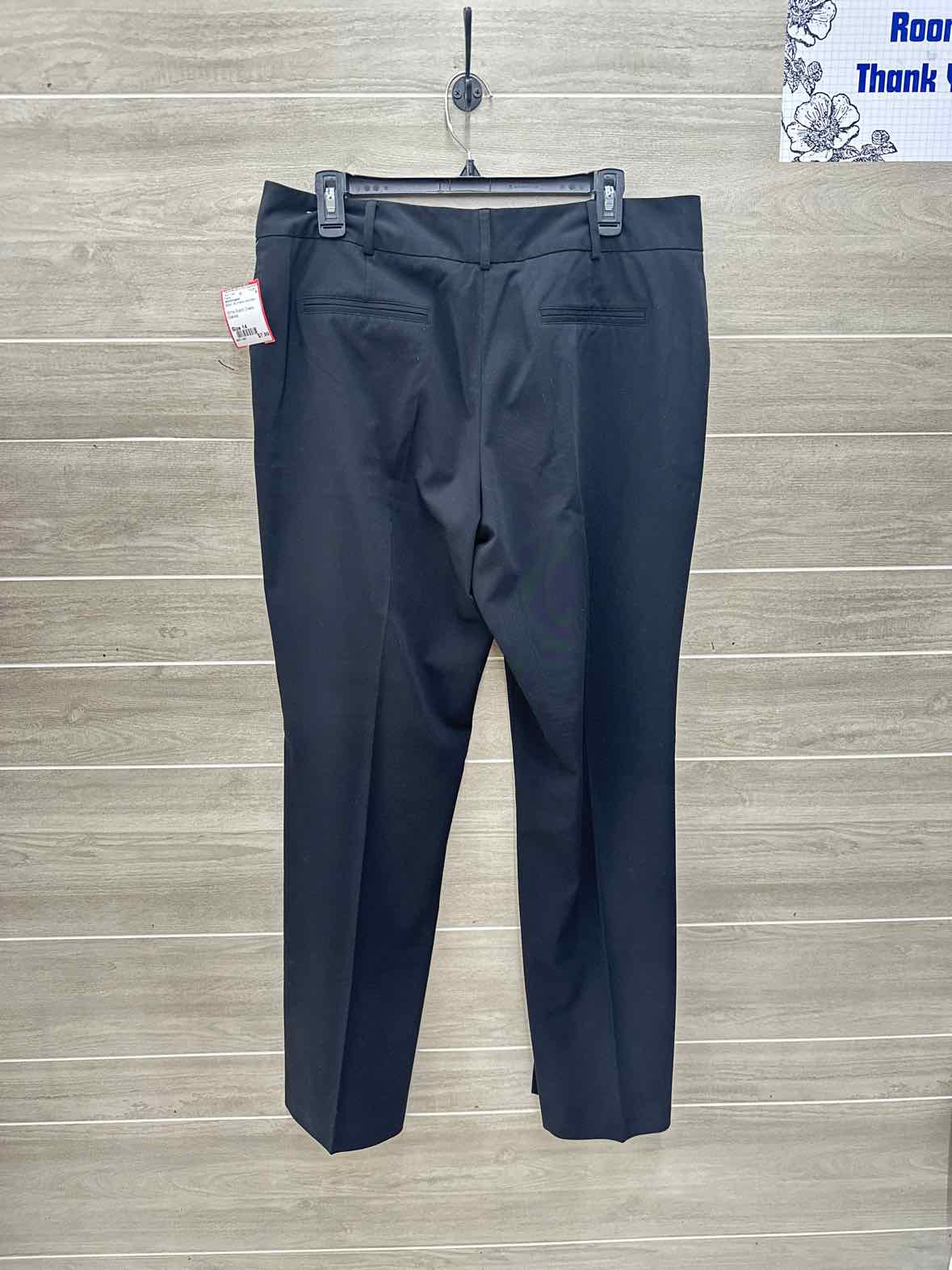 Worthington Black Womens Women Size 14 Pants