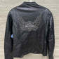 Harley Davidson Size L Black Womens Jacket (Outdoor)