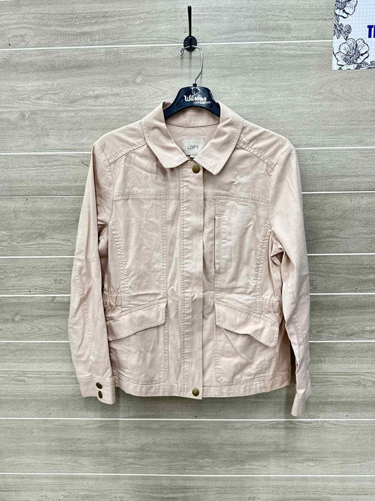 LOFT Size L Tan Womens Jacket (Outdoor)