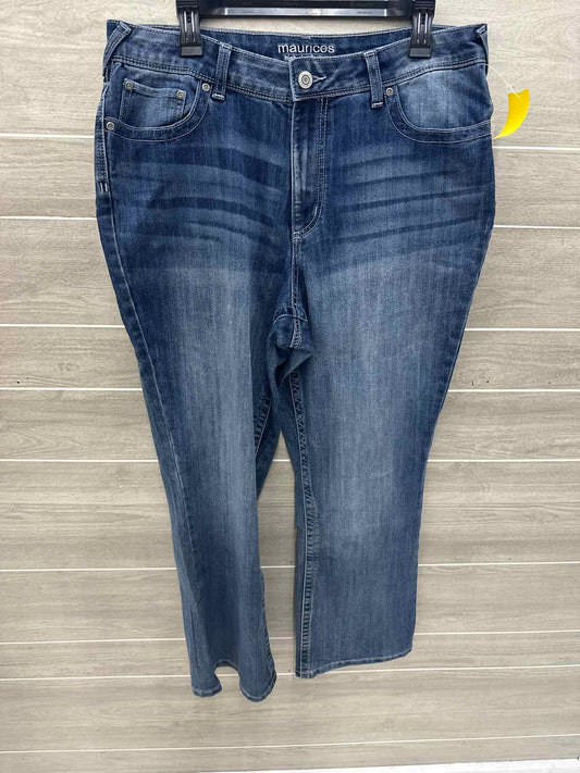Maurices Blue Womens Women Size 16W Jeans