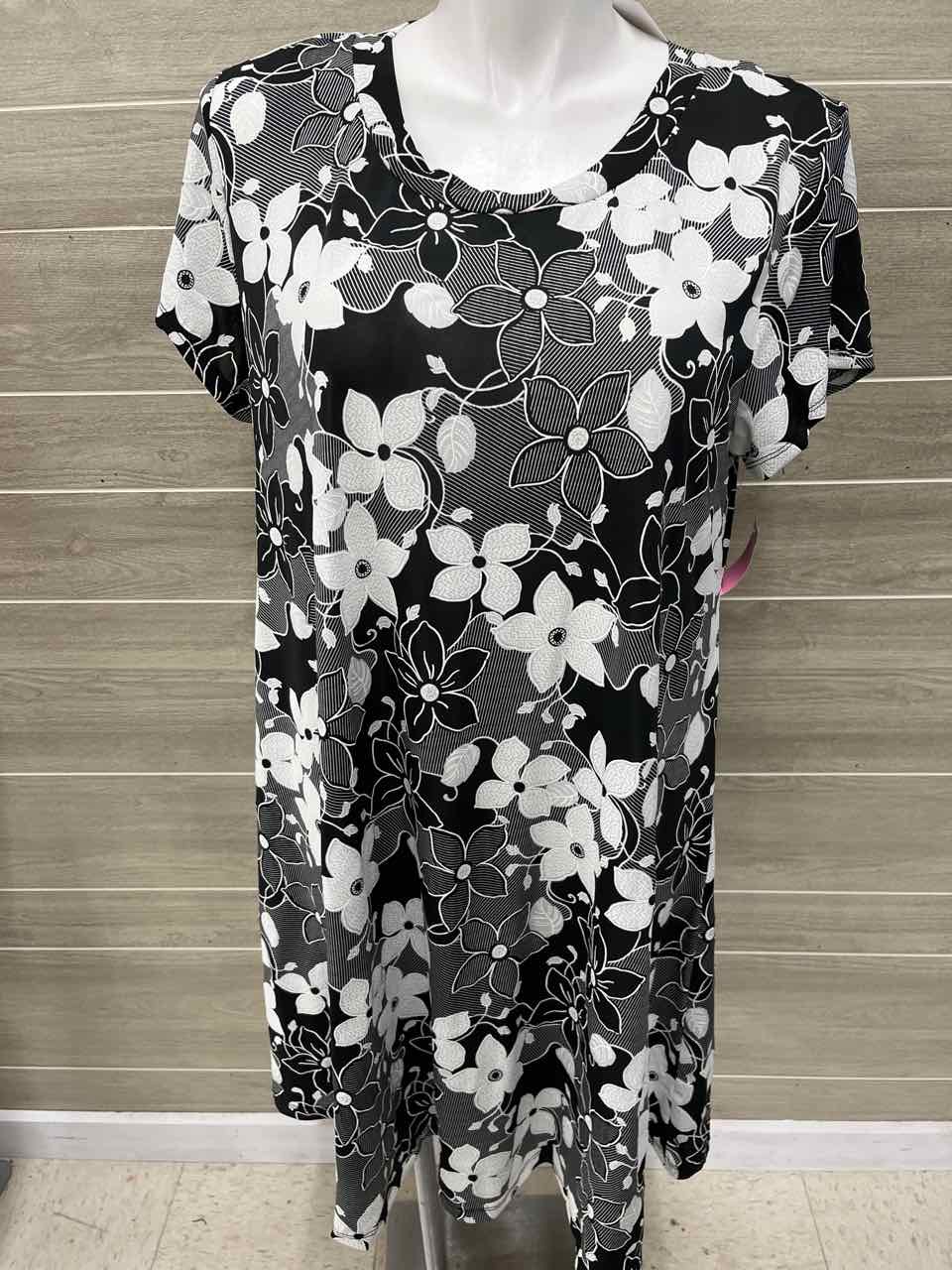 Size 2X Black Plus Dress