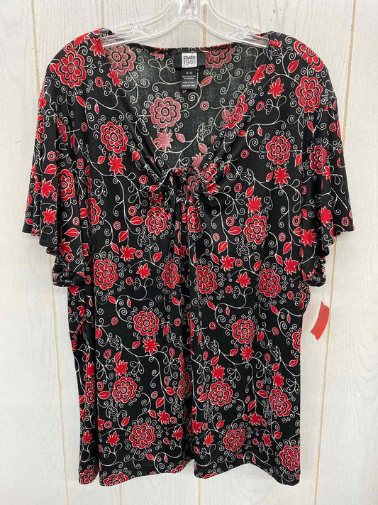 Studio 1940 Black Womens Size 26/28W Shirt