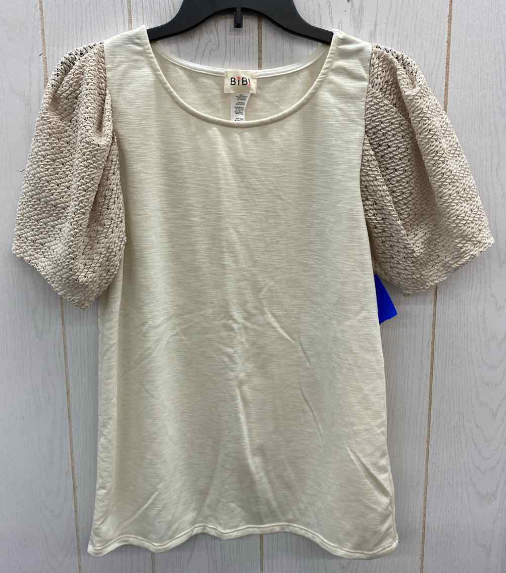 Bibi Beige Womens Size M Shirt