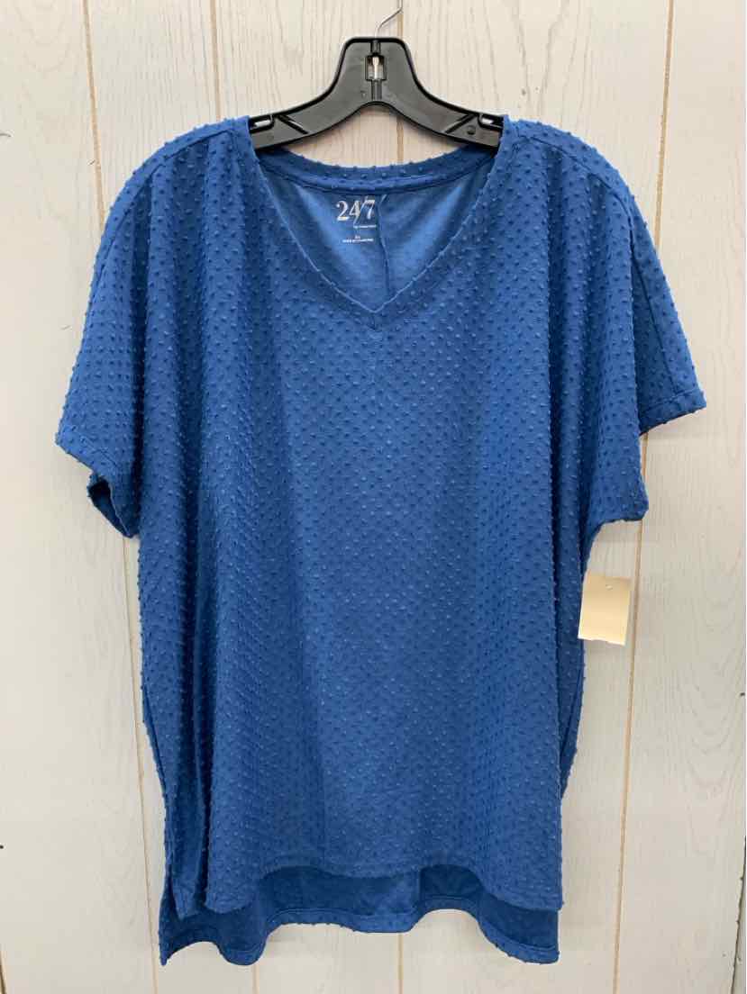 Maurices Blue Womens Size 16 Shirt