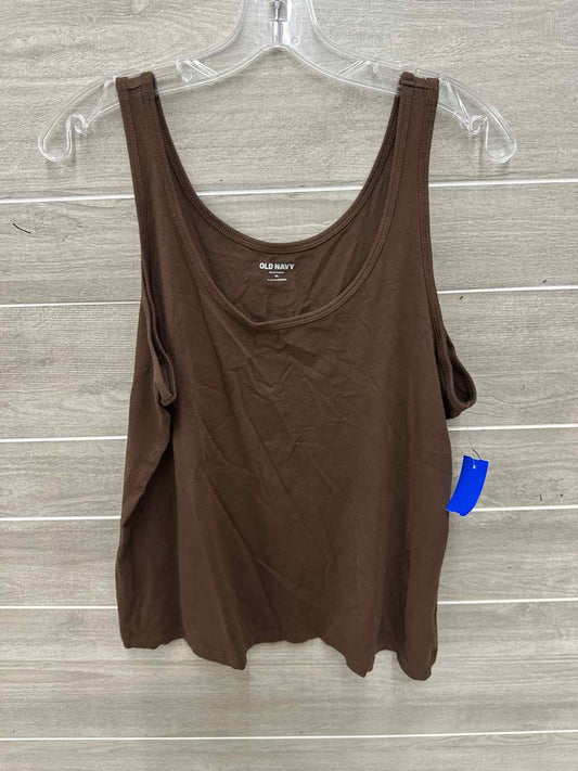 Old Navy Brown Womens Women Size XL Tank Top
