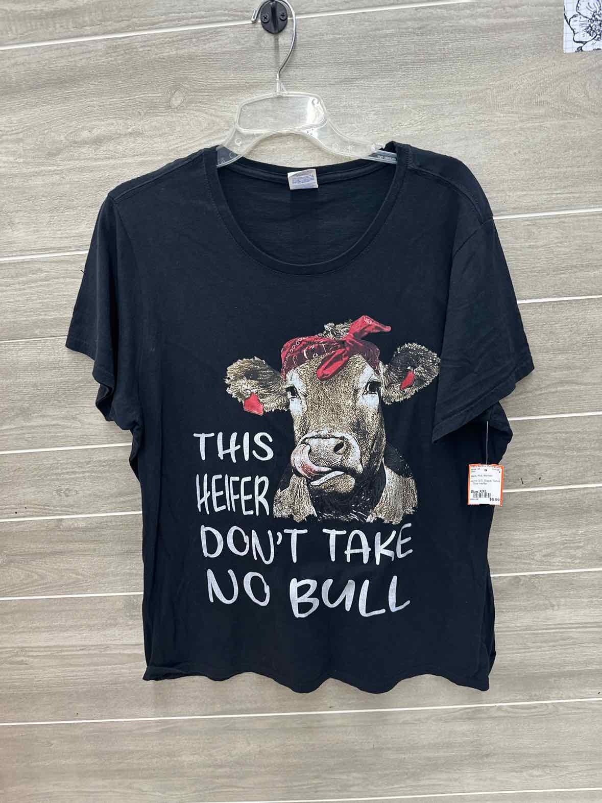 Size XXL Black Plus Shirt