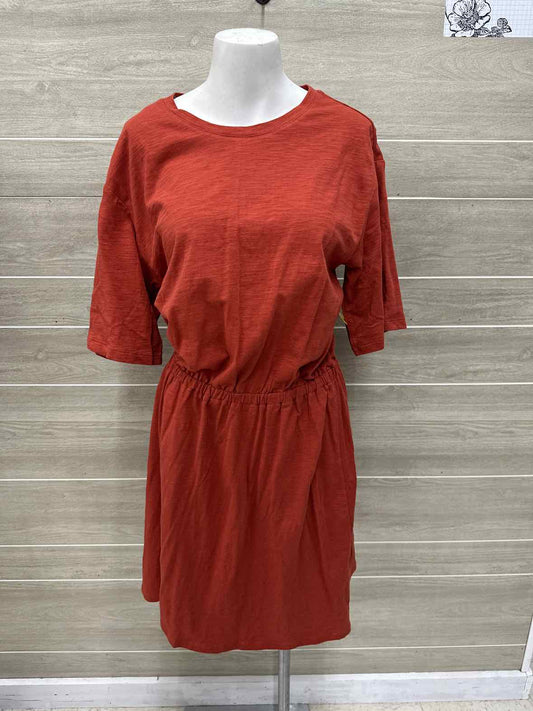 Old Navy Size 10 Tall Orange Womens Dress