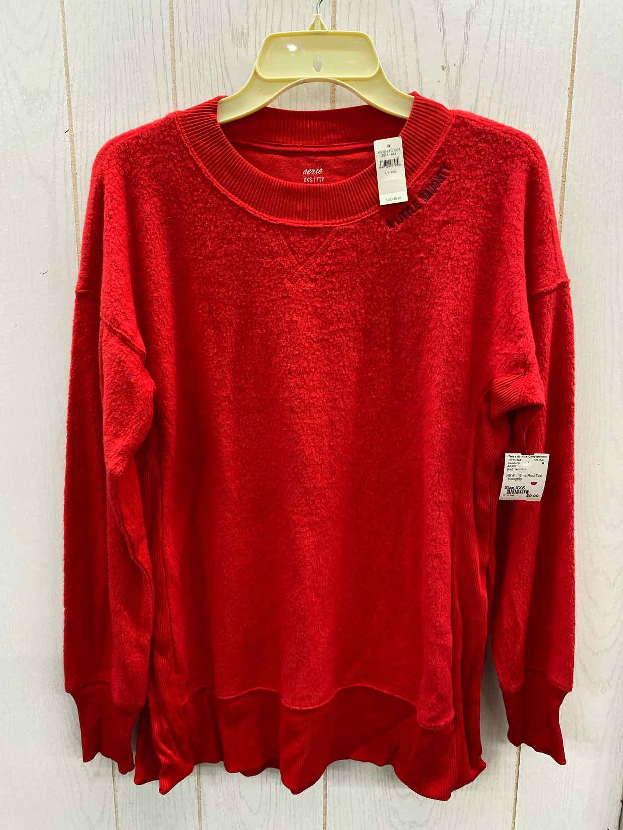 AERIE Red Womens Size XXS Sweatshirt