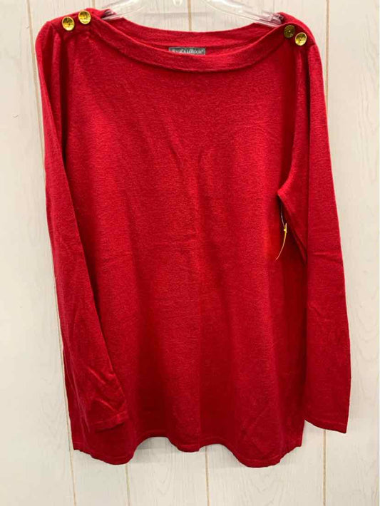 Jessica London Red Womens Size 16 Sweater