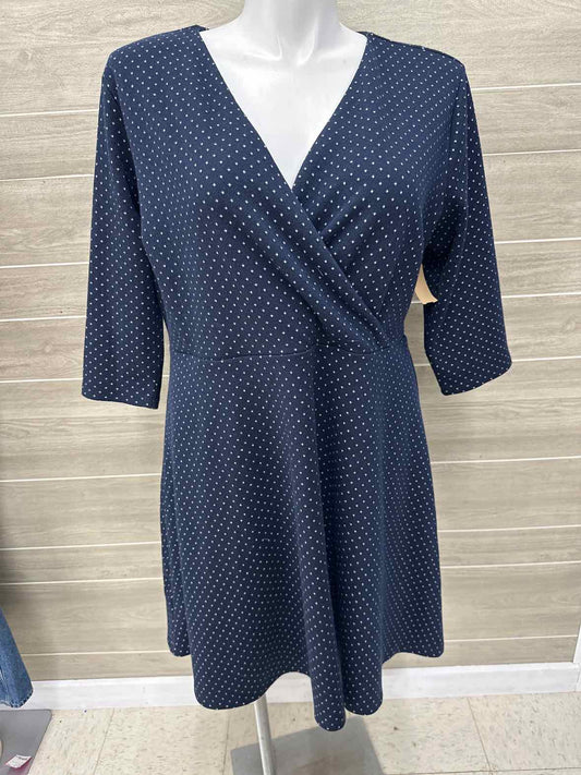 LOFT Navy Womens Size 20 Dress