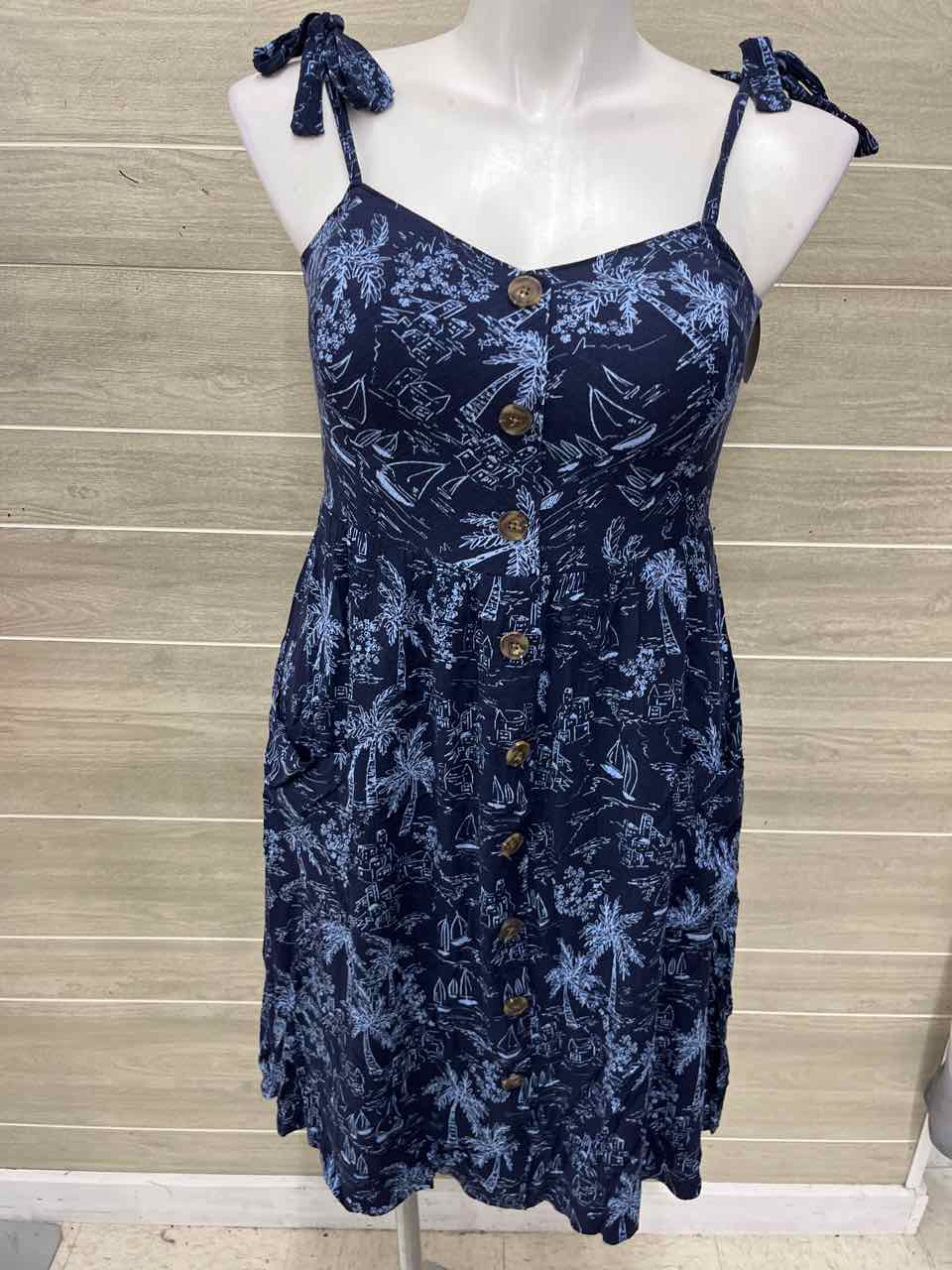 Lauren Conrad Size 10 Blue Womens Dress