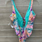 BarIII Multi-Color Womens Size M Swimsuit