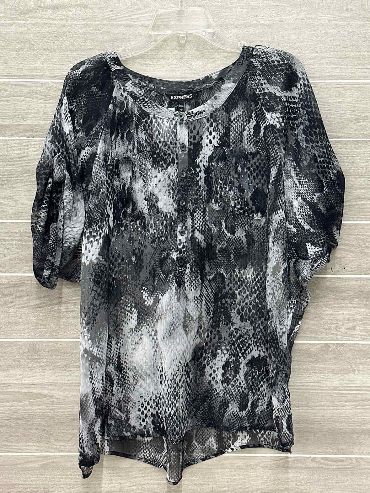 Express Black Womens Size L Shirt