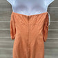 Forever 21 Size 2/4 Orange Junior Dress