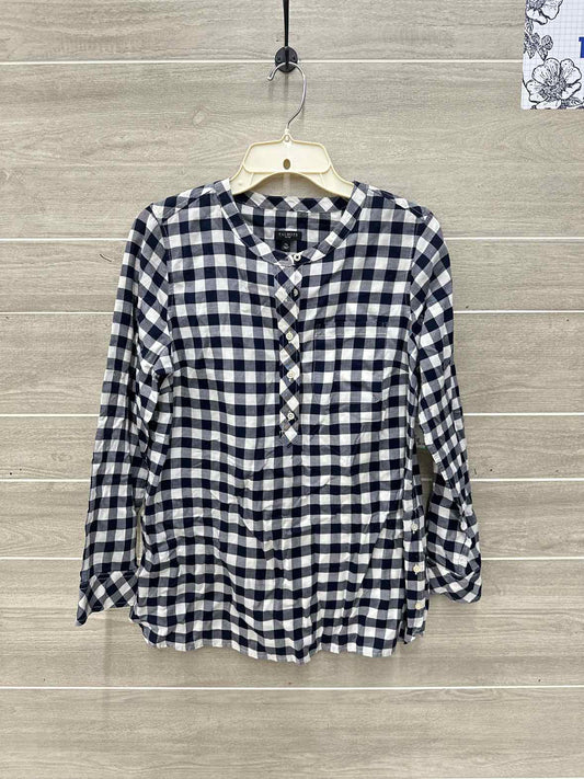 Talbots Size M/P Navy Womens Shirt
