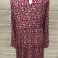 Knox Rose Size 12/14 Burgundy Womens Dress