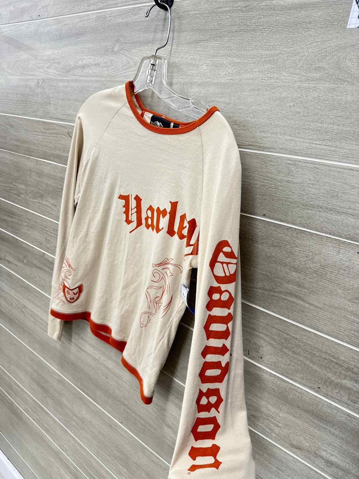 Harley Davidson Size S Tan Womens Shirt