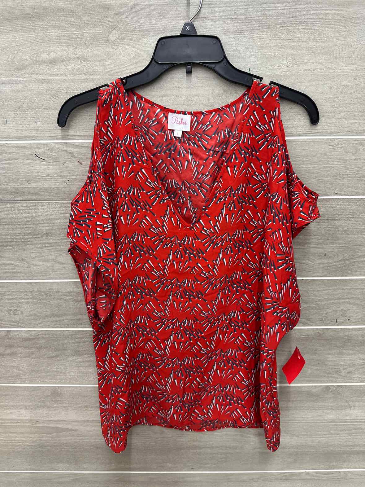 PARKER Size L Red Womens Shirt
