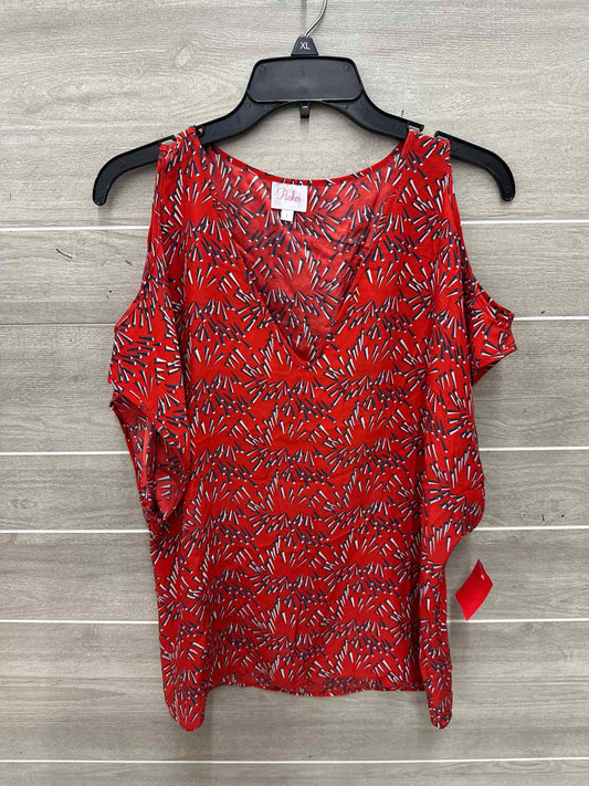 PARKER Size L Red Womens Shirt
