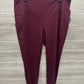 32 Degrees Size XXL Burgundy Plus Leggings