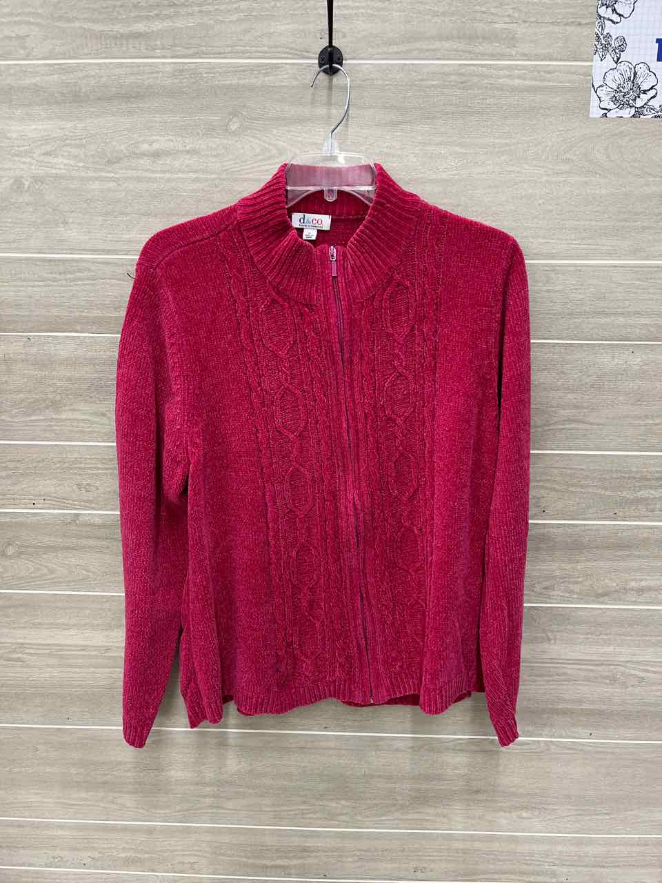 D & Co Size 18/20W Pink Plus Sweater