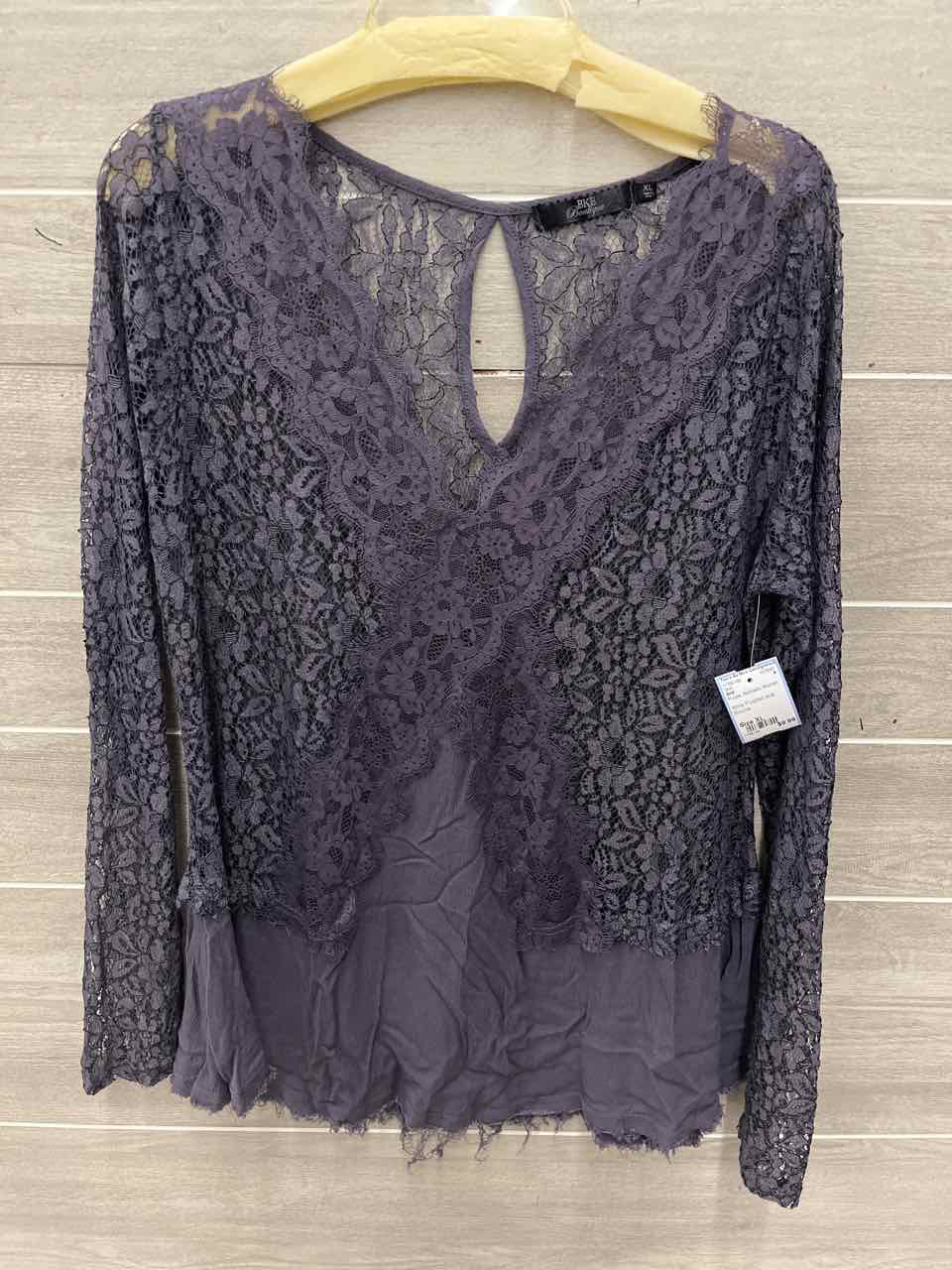 BKE Size XL Purple Womens Shirt