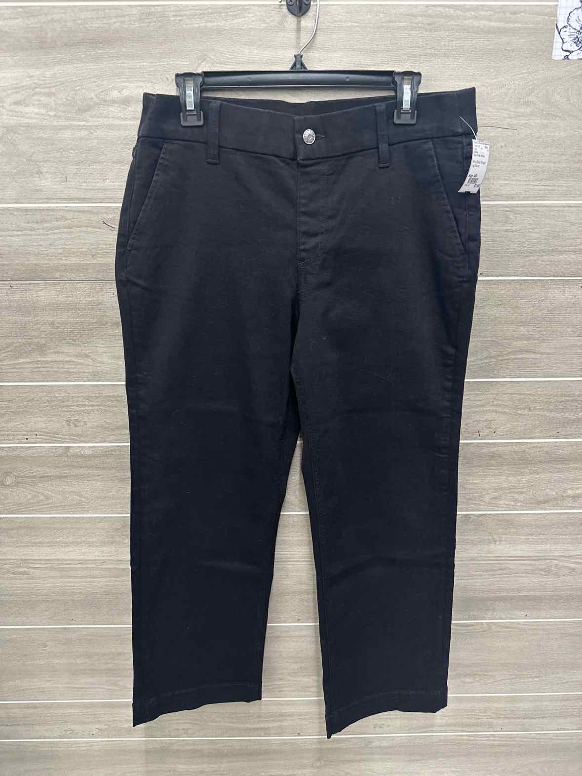 D & Co Size 14P Black Petite Pants