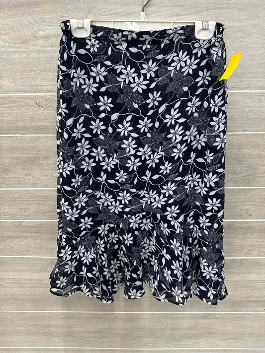 Black Womens Women Size 10/12 Skirt