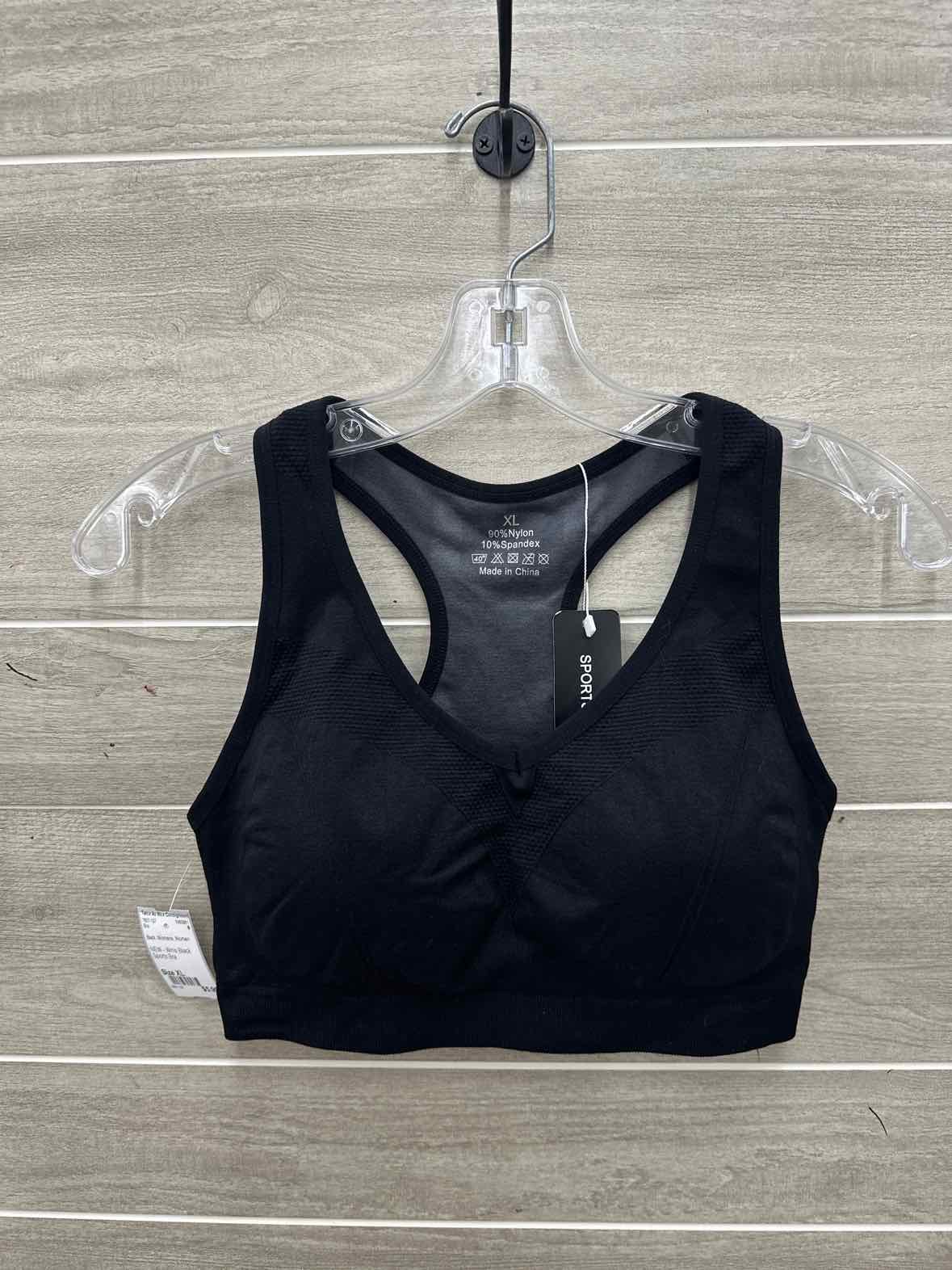 Size XL Black Womens Bra