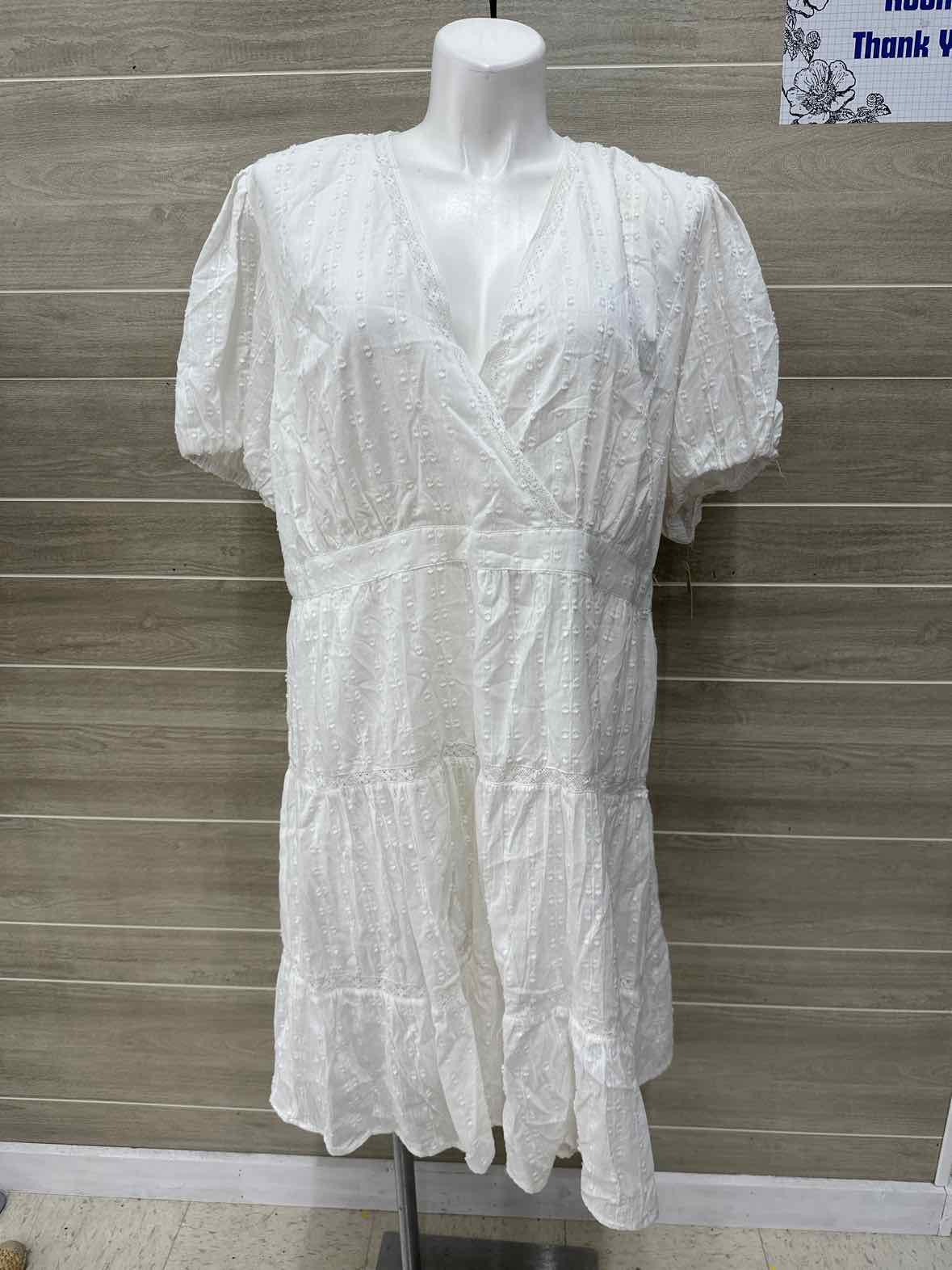 White Womens Women Size 3X Dress