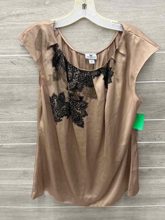 Worthington Size 1X Tan Plus Shirt