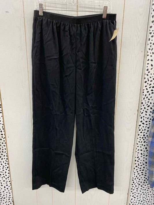 Alfred Dunner Black Womens Size 14 Pants