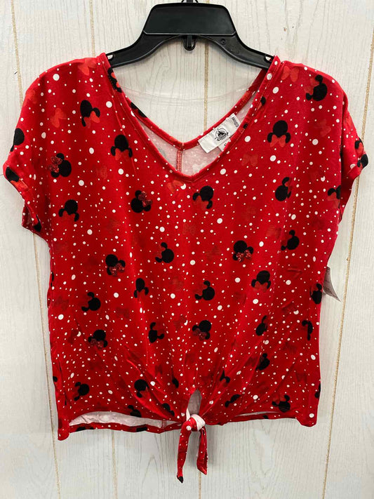 Disney Red Womens Size Small Shirt