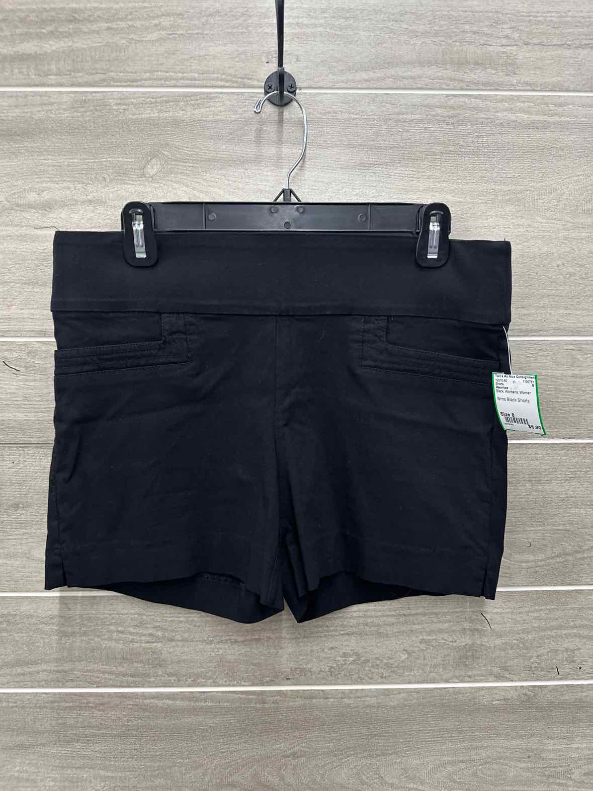 Maurices Size 8 Black Womens Shorts