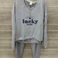 Lucky Size M Gray Womens Pajamas