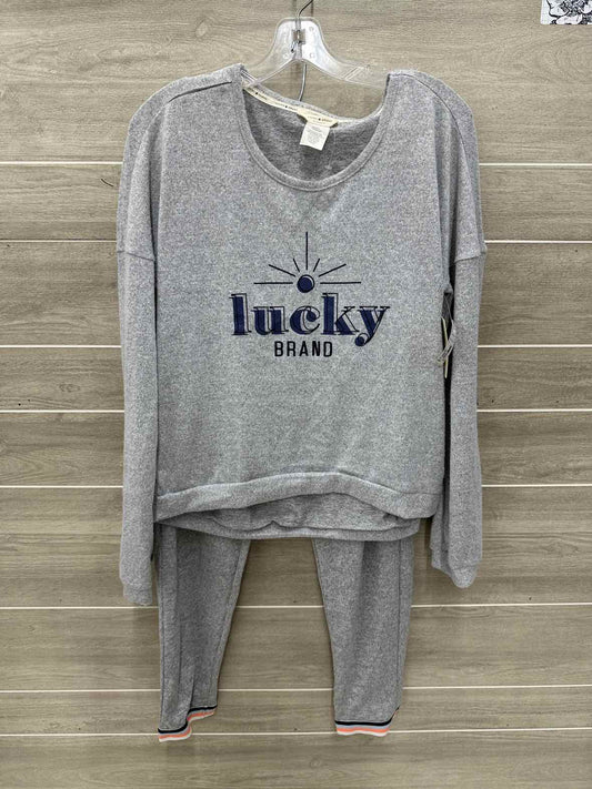 Lucky Size M Gray Womens Pajamas