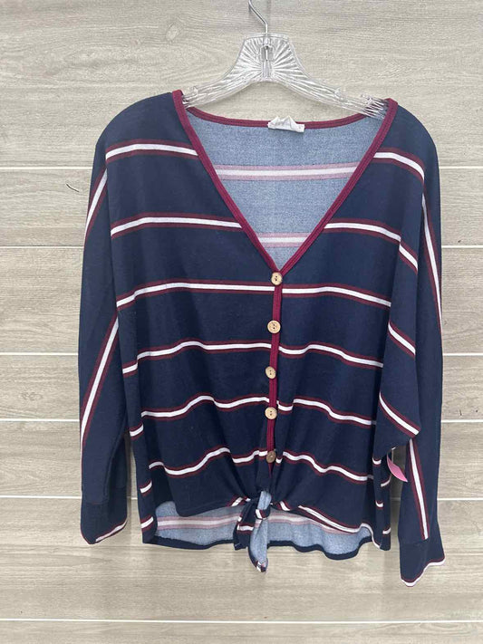 Ellie Autumn Size S Navy Womens Shirt