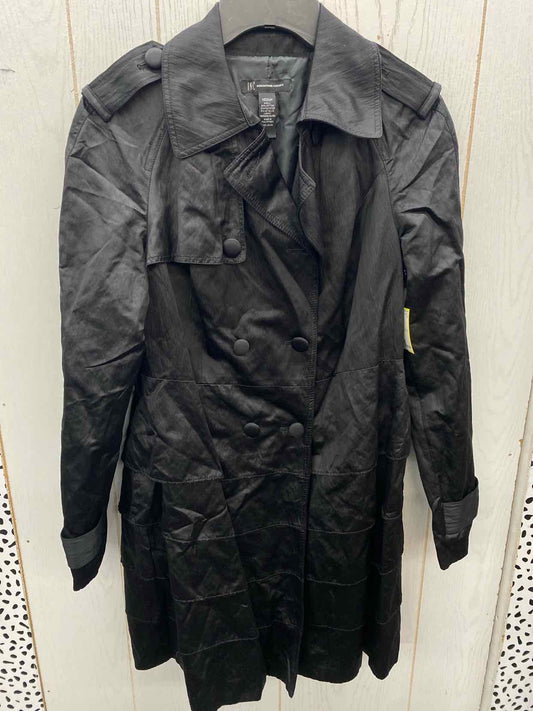 INC Black Womens Size M Jacket (Outdoor)