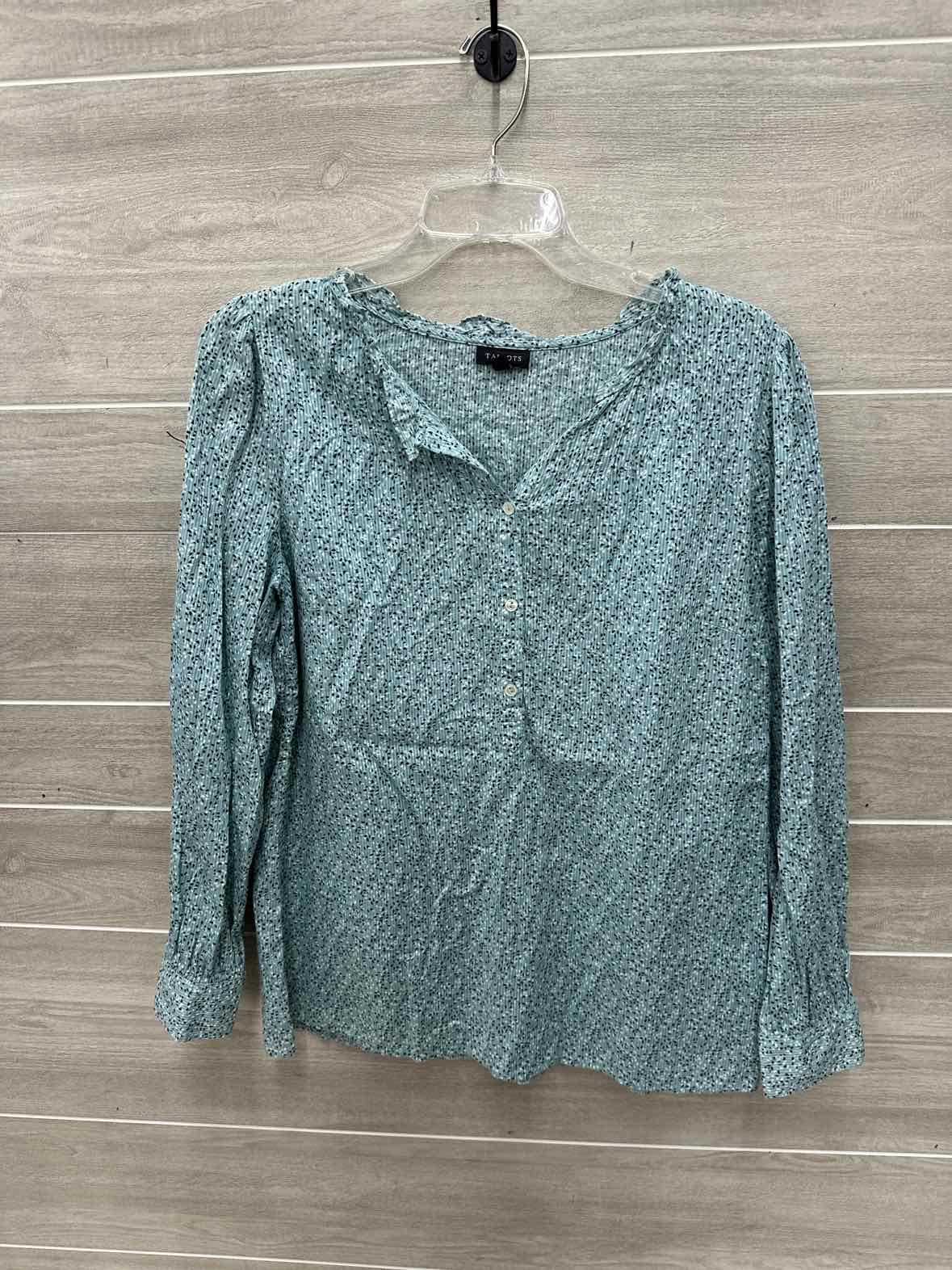 Talbots Size M Blue Womens Shirt