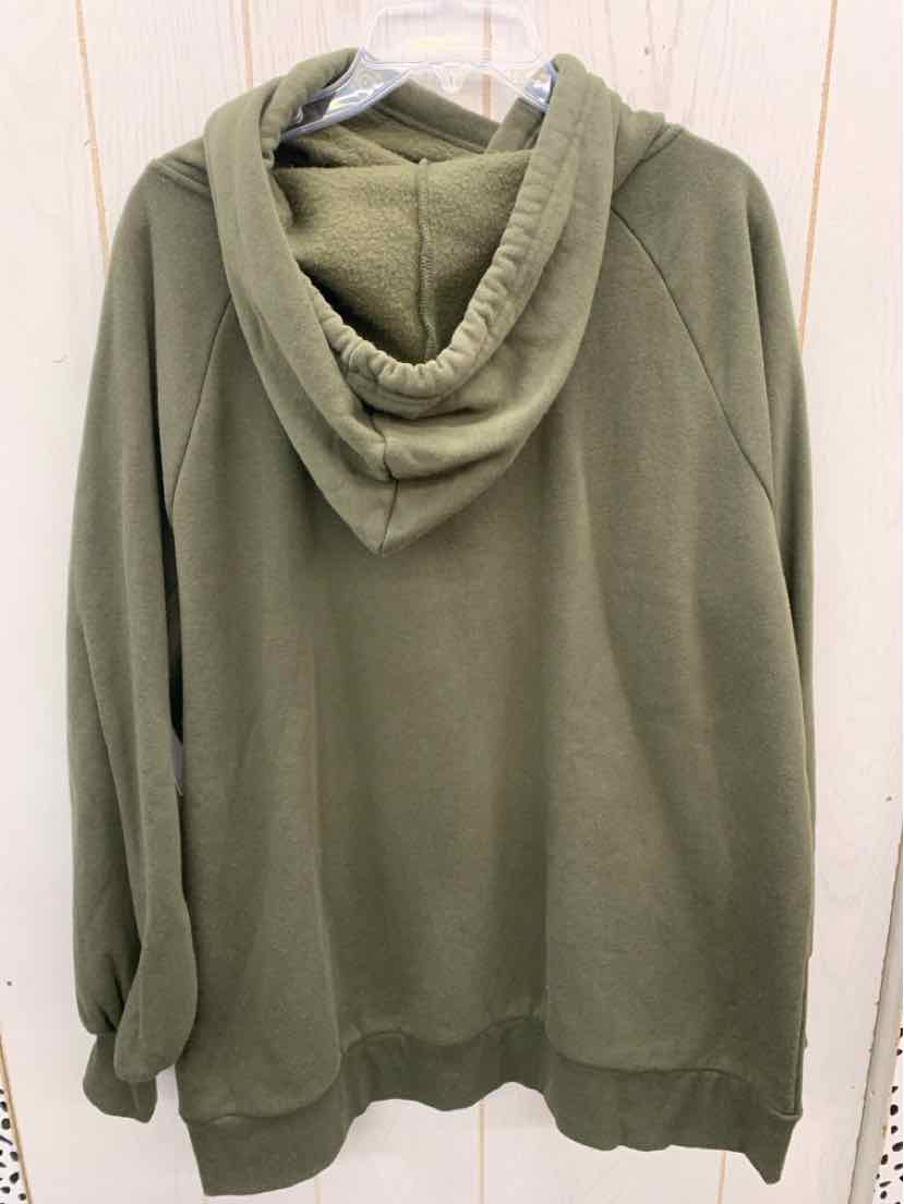 Zenana Olive Womens Size XL Sweatshirt