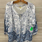 Fig & Flower Size 2X White Plus Shirt