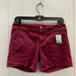 American Eagle Burgundy Womens Size 2 Shorts